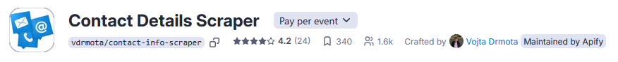 pay per event model example